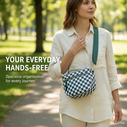 GoFree - The Roomiest Bum Bag (Checkered)